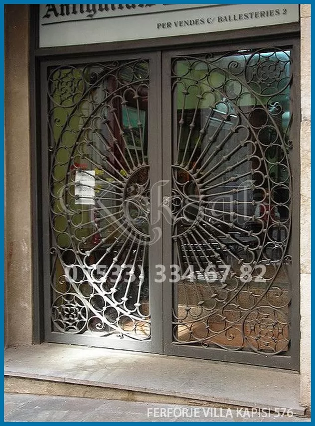 Ferforje Villa Kapıları 576