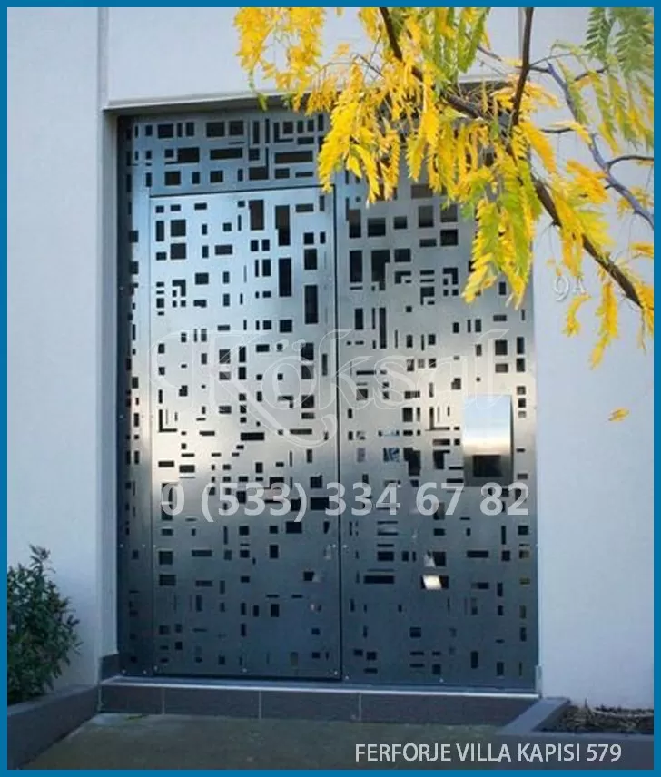 Ferforje Villa Kapıları 579