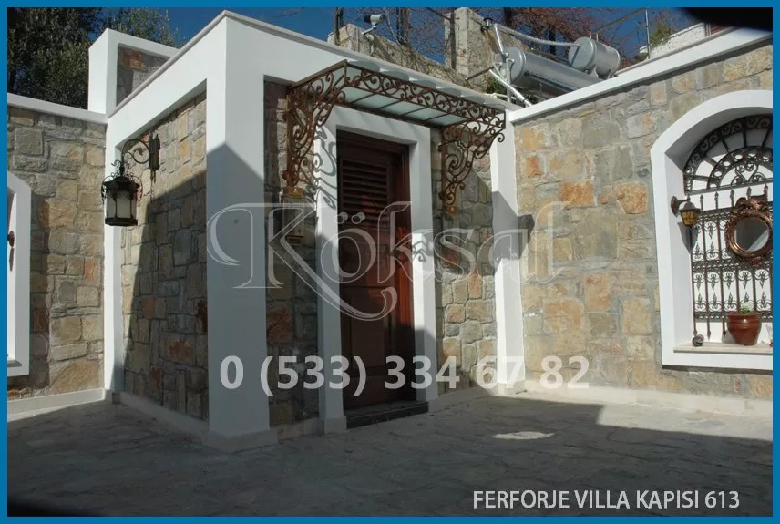 Ferforje Villa Kapıları 613