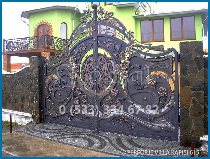 Ferforje Villa Kapıları 615