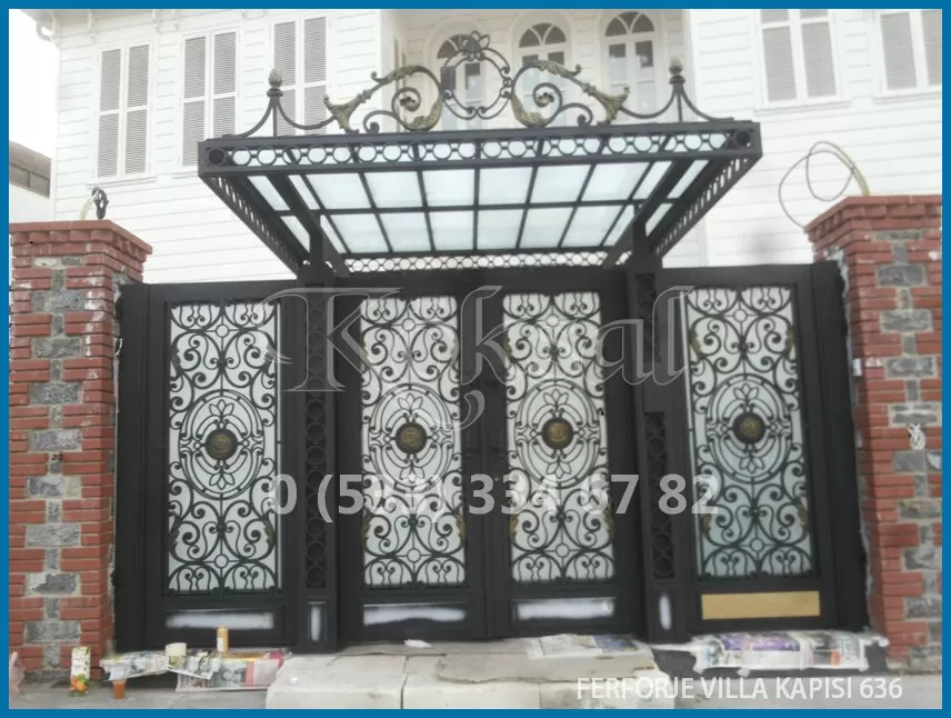 Ferforje Villa Kapıları 636