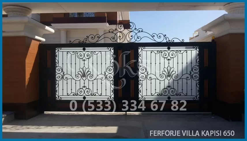 Ferforje Villa Kapıları 650