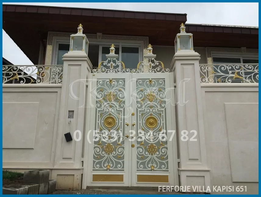 Ferforje Villa Kapıları 651