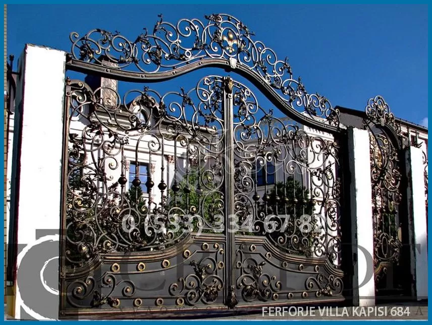 Ferforje Villa Kapıları 684