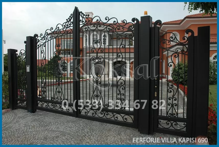 Ferforje Villa Kapıları 690