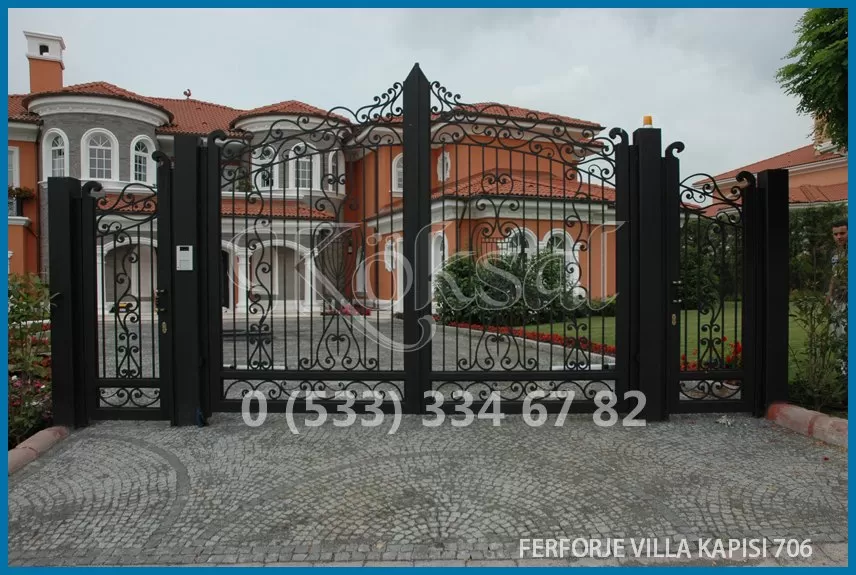 Ferforje Villa Kapıları 706