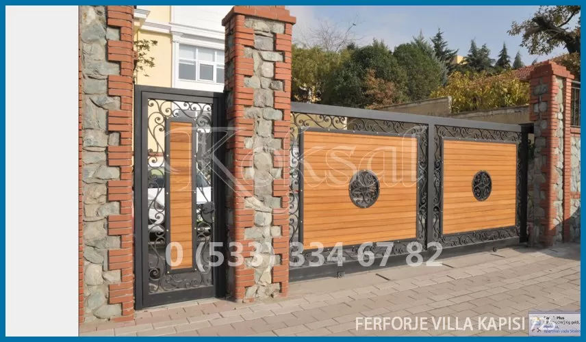 Ferforje Villa Kapıları 725
