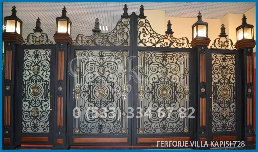 Ferforje Villa Kapıları 728