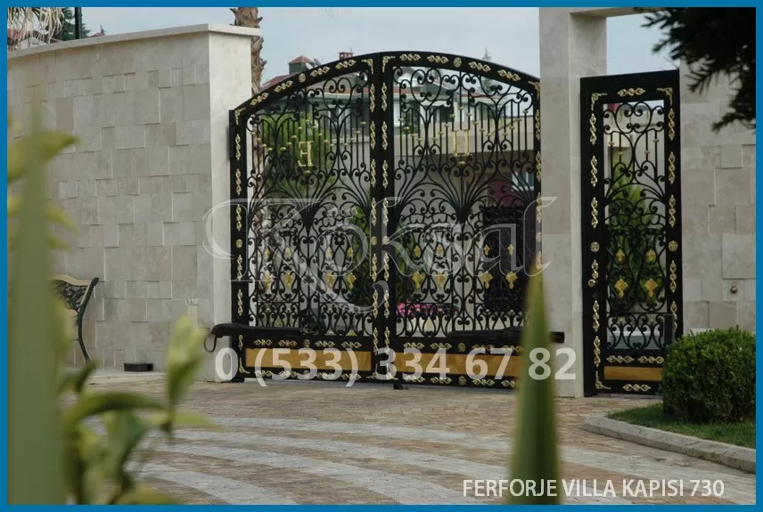 Ferforje Villa Kapıları 730