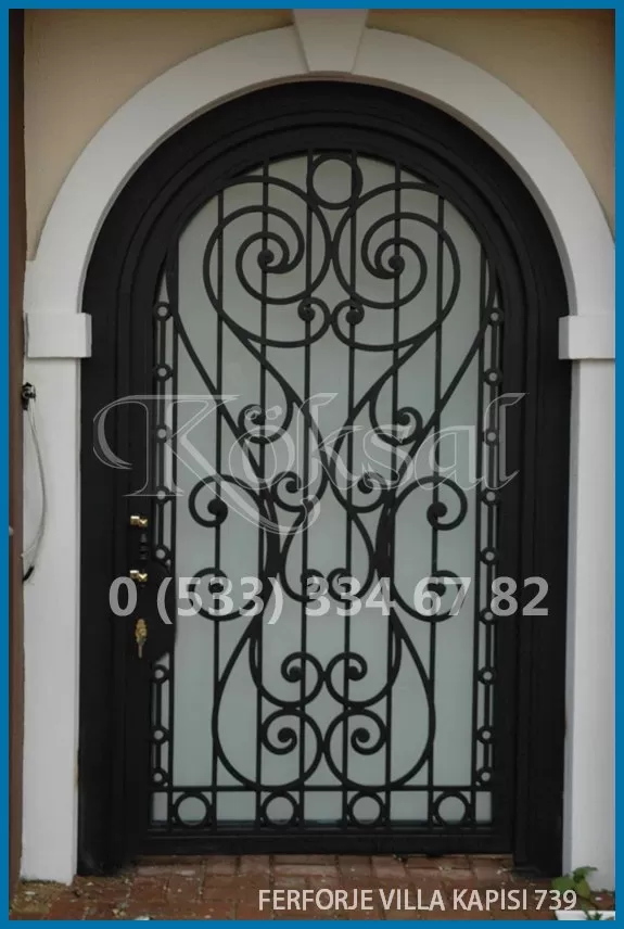 Ferforje Villa Kapıları 739