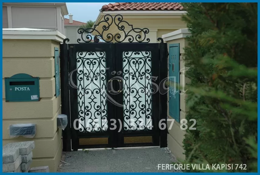 Ferforje Villa Kapıları 742