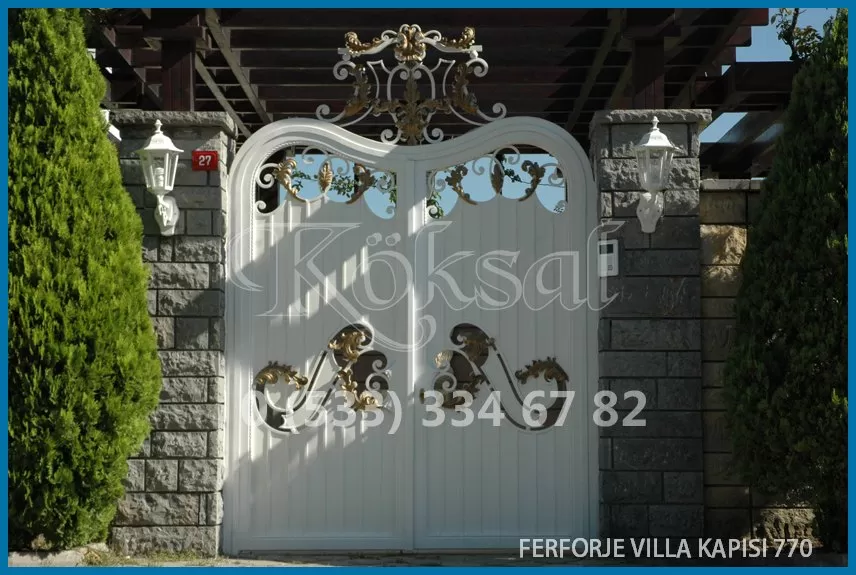 Ferforje Villa Kapıları 770