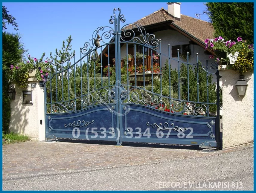 Ferforje Villa Kapıları 813