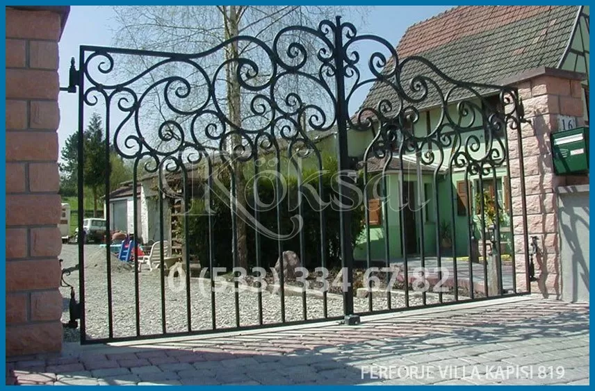 Ferforje Villa Kapıları 819