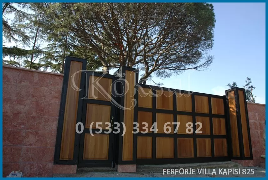 Ferforje Villa Kapıları 825