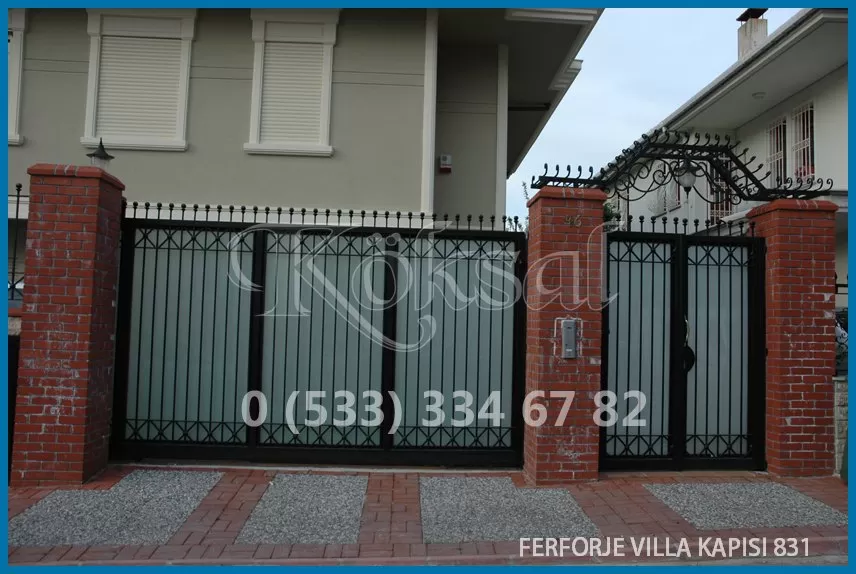 Ferforje Villa Kapıları 831