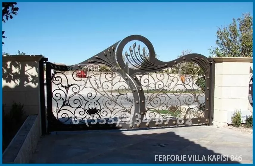 Ferforje Villa Kapıları 846