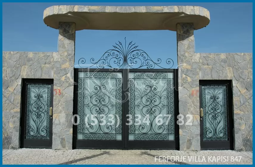 Ferforje Villa Kapıları 847