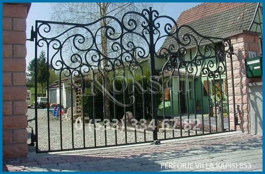 Ferforje Villa Kapıları 853