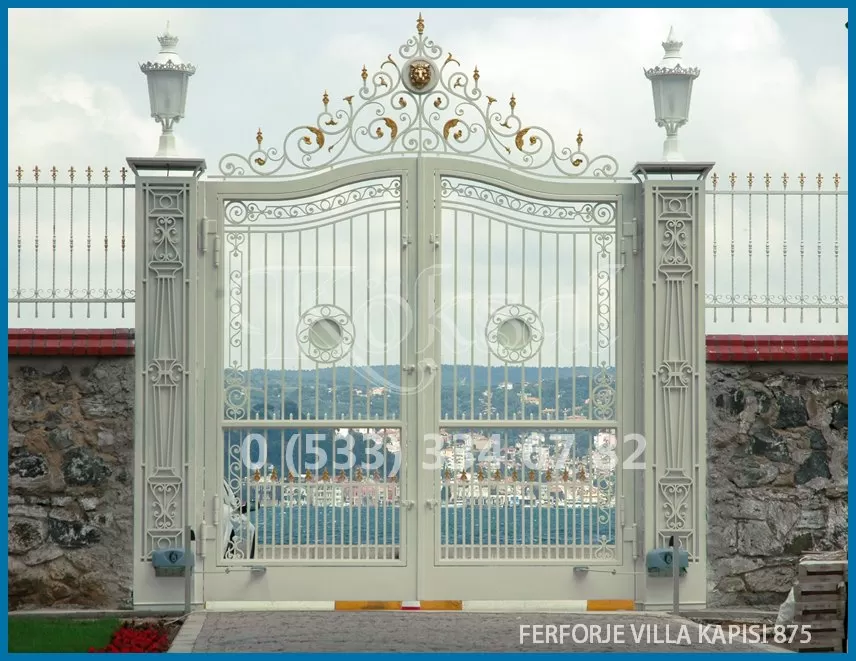 Ferforje Villa Kapıları 875
