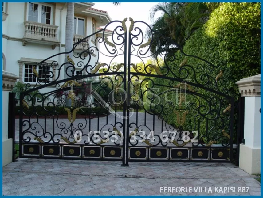 Ferforje Villa Kapıları 887