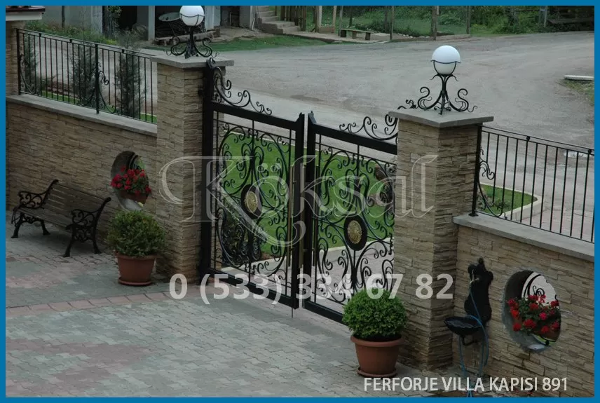 Ferforje Villa Kapıları 891