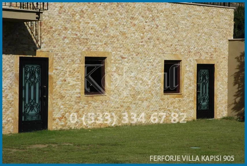 Ferforje Villa Kapıları 905