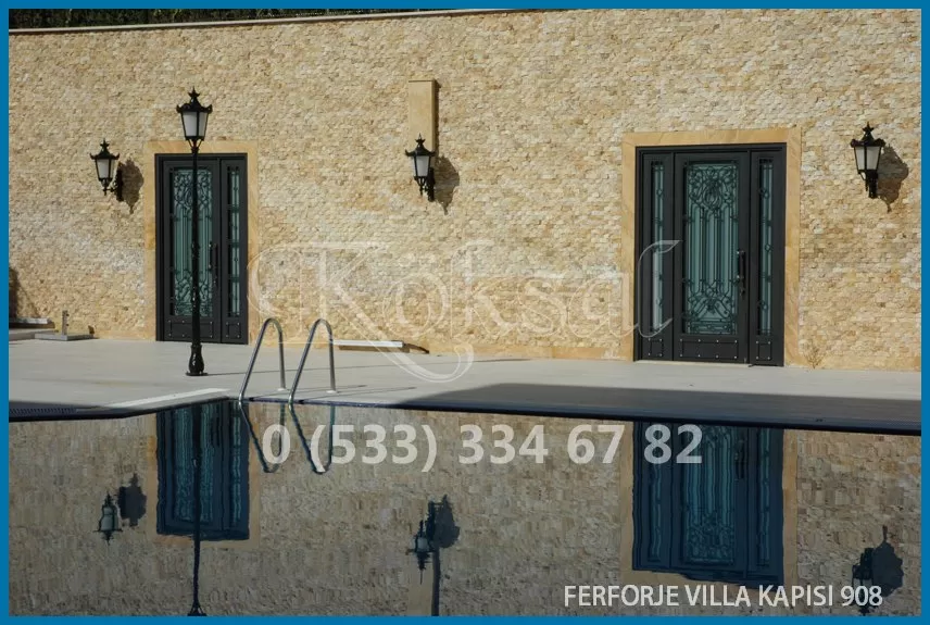 Ferforje Villa Kapıları 908