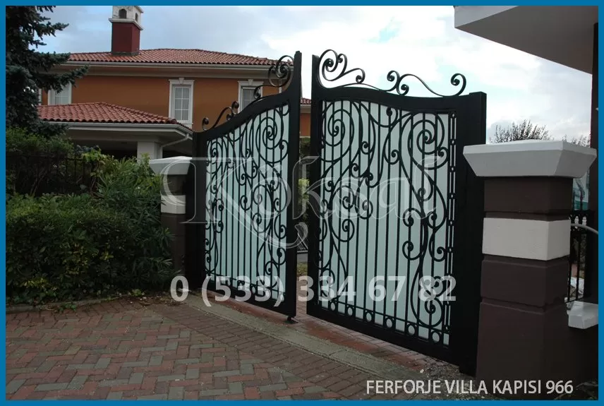 Ferforje Villa Kapıları 966
