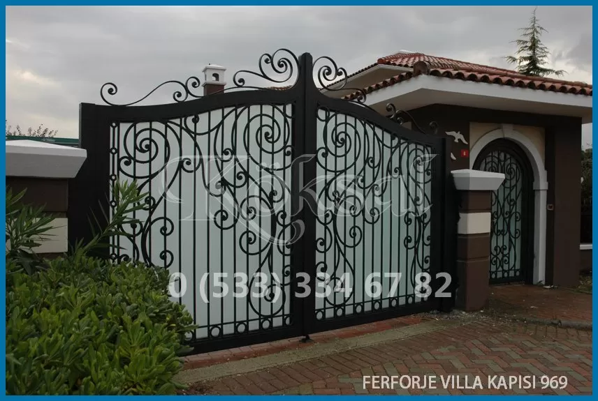 Ferforje Villa Kapıları 969