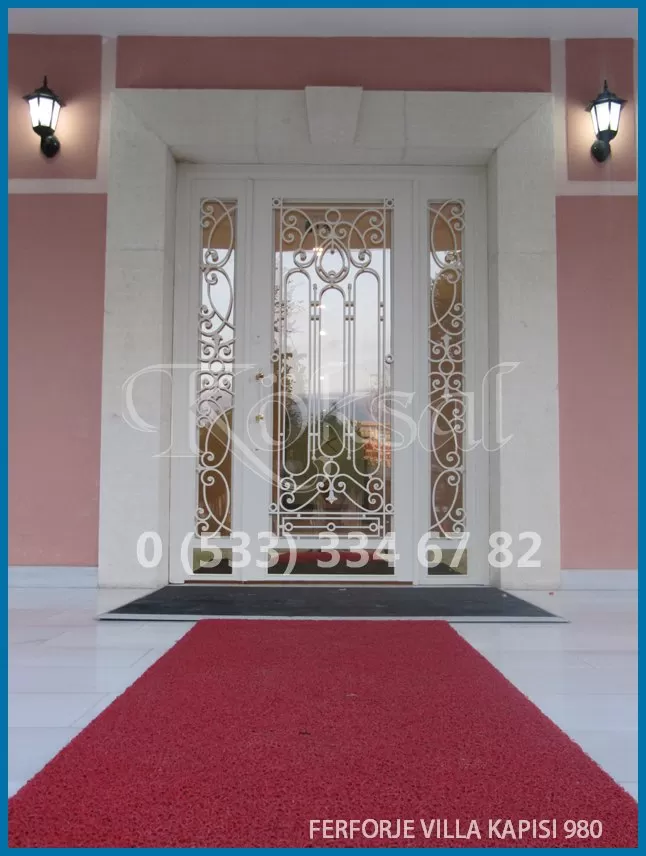 Ferforje Villa Kapıları 980
