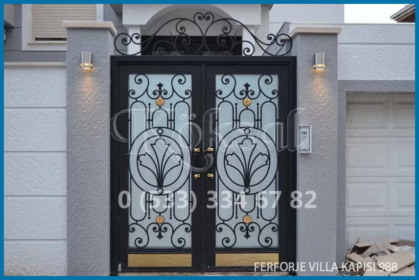 Ferforje Villa Kapıları 988