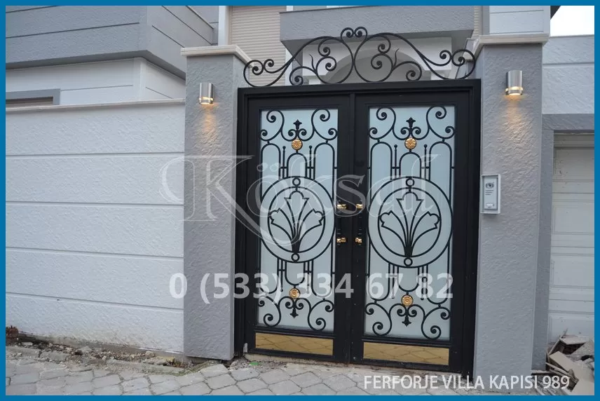 Ferforje Villa Kapıları 989
