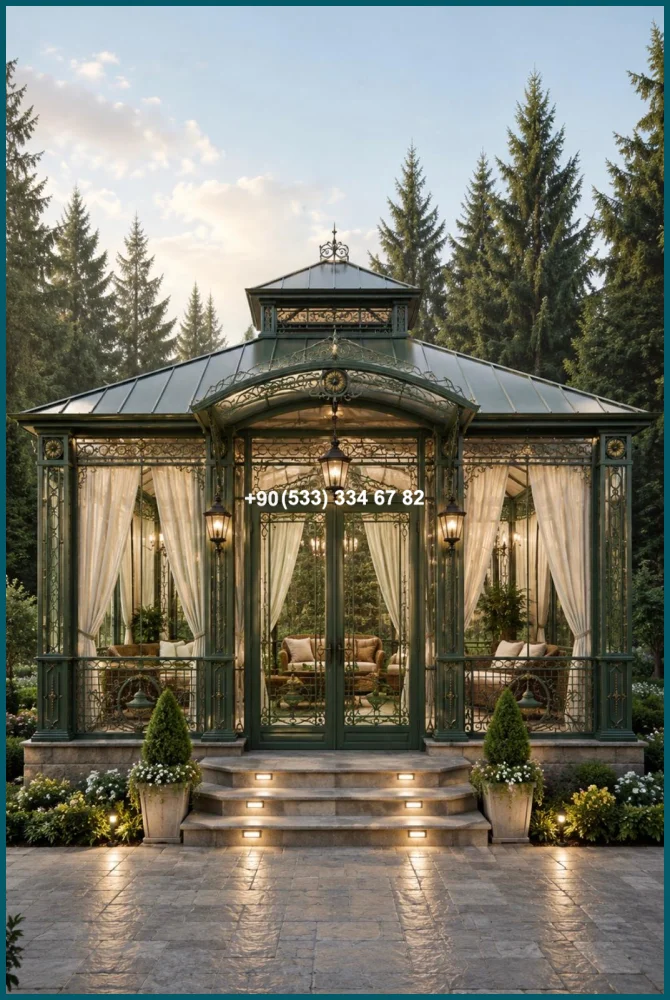 KIŞ BAHÇESİ-GAZEBO-FERFORJE KIŞ BAHÇESİ-KAMELYA ist19632