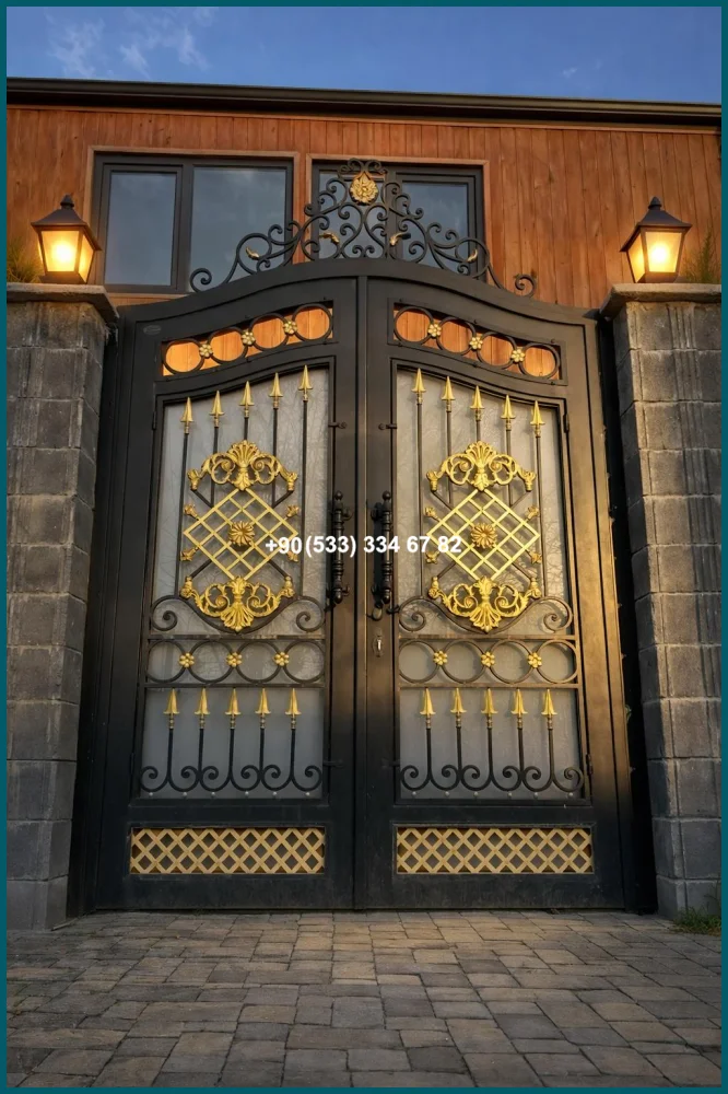 VİLLA KAPILARI-FERFORJE VİLLA KAPILAR-VİLLA GİRİŞ KAPILAR ist19323
