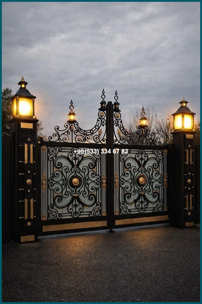 VİLLA KAPILARI-FERFORJE VİLLA KAPILAR-VİLLA GİRİŞ KAPILAR ist19326