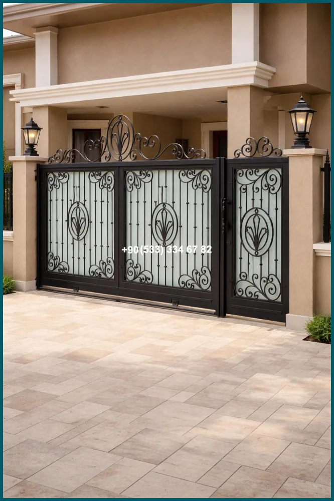 VİLLA KAPILARI-FERFORJE VİLLA KAPILAR-VİLLA GİRİŞ KAPILAR ist19421