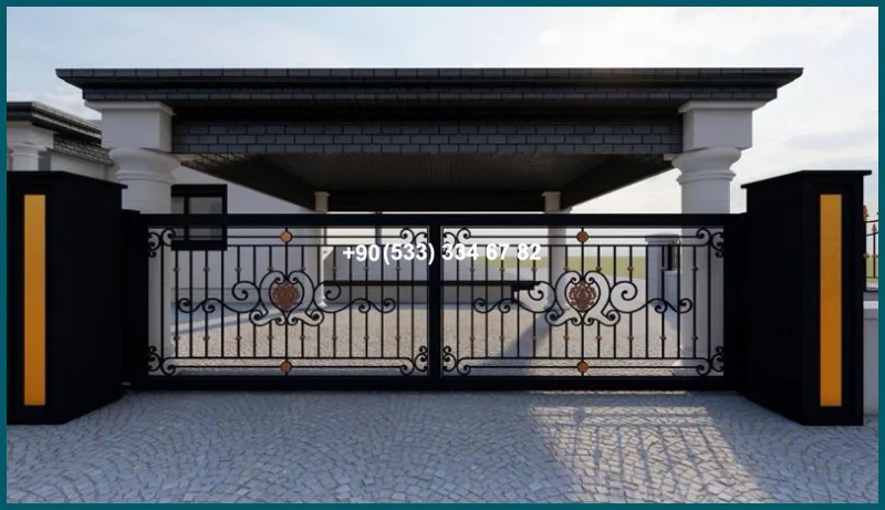 VİLLA KAPILARI-FERFORJE VİLLA KAPILAR-VİLLA GİRİŞ KAPILAR ist19490