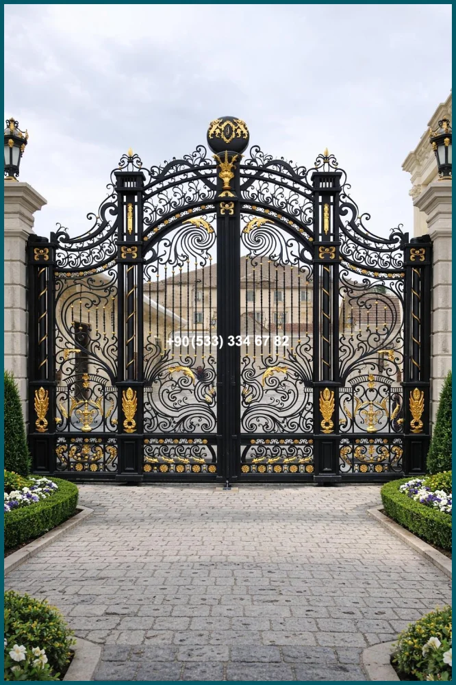 VİLLA KAPILARI-FERFORJE VİLLA KAPILAR-VİLLA GİRİŞ KAPILAR ist19493