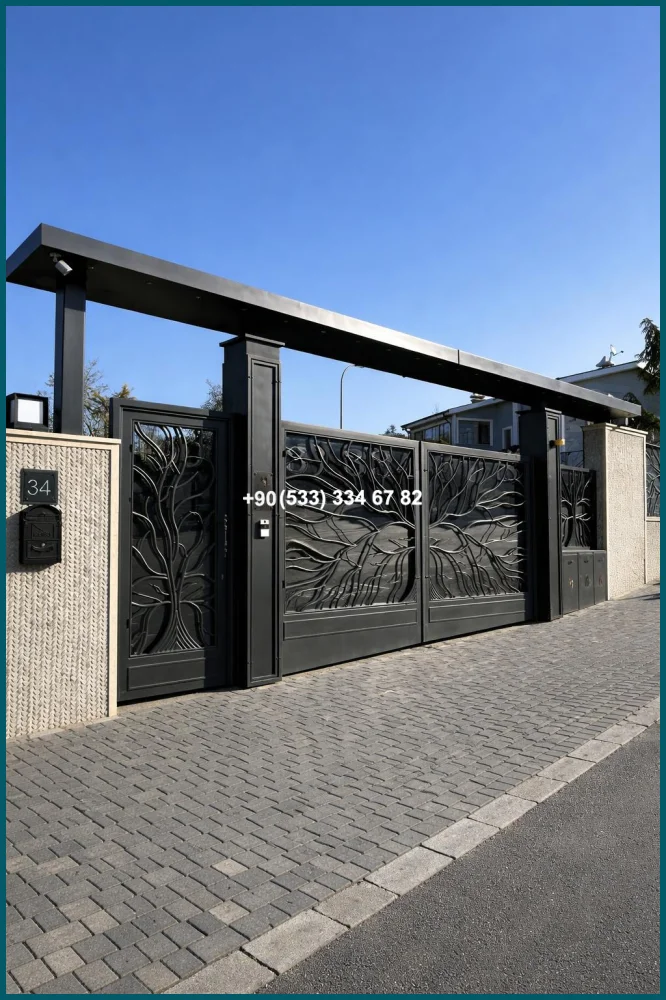 VİLLA KAPILARI-FERFORJE VİLLA KAPILAR-VİLLA GİRİŞ KAPILAR ist19574