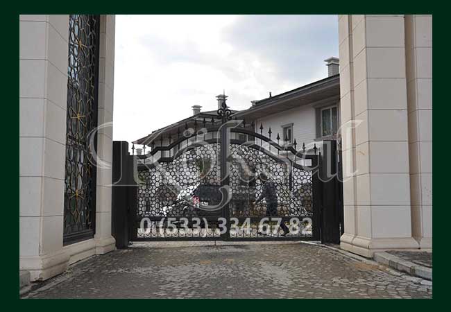 Ferforje Villa Malikane Yalı Köşk Garaj Kapıları