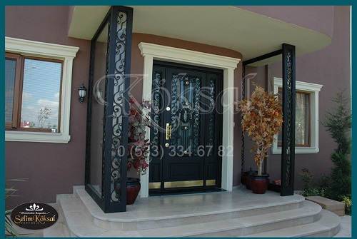 villa kapıları - çelik villa kapıları - villa kapı modelleri